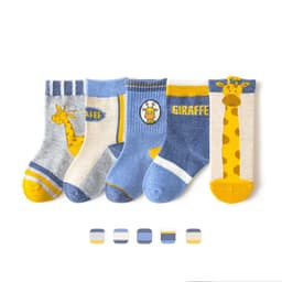 image-Children Warm Socks Cartoon Baby Giraffe