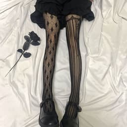 image-All-match Retro Girl Bottoming Stockings