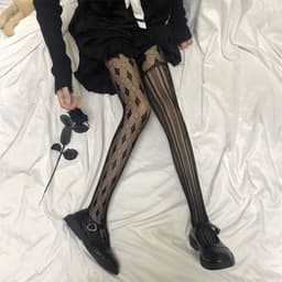 image-All-match Retro Girl Bottoming Stockings