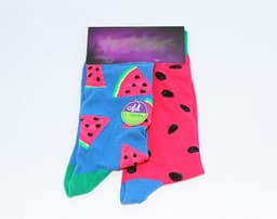 image-Fashion Men's Cartoon Print Cotton Socks