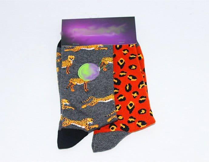 image-Fashion Men's Cartoon Print Cotton Socks