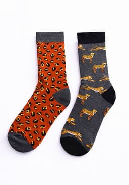 image-Fashion Men's Cartoon Print Cotton Socks