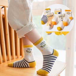 image-Boy And Girl Cartoon Children Socks