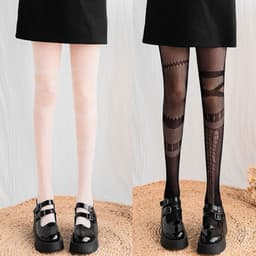 image-Hard Girl Punk Fishnet Tights Pantyhose Handsome