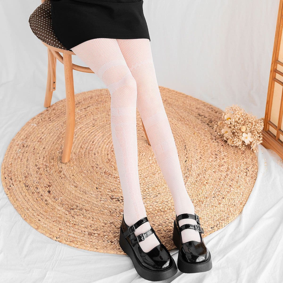image-Hard Girl Punk Fishnet Tights Pantyhose Handsome