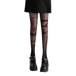 image-Hard Girl Punk Fishnet Tights Pantyhose Handsome