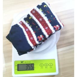 image-New European And American Socks Christmas Socks Women's Autumn And Winter Plush Socks Christmas Socks Women's Socks Mid Calf Socks Cross Border Christmas Socks
