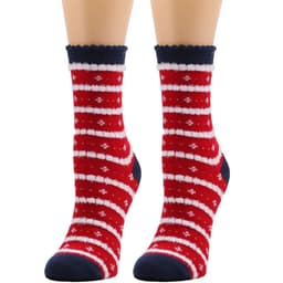 image-New European And American Socks Christmas Socks Women's Autumn And Winter Plush Socks Christmas Socks Women's Socks Mid Calf Socks Cross Border Christmas Socks