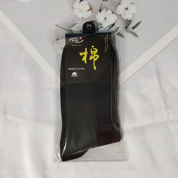 image-Polyester Black And White Grey Socks