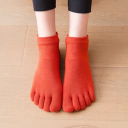 image-Combed Cotton All-inclusive Five-finger Socks Dot Glue Dance Yoga Socks