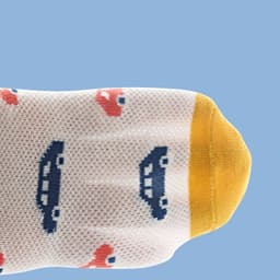 image-Children's Socks Mesh Cartoon Car Cotton Socks