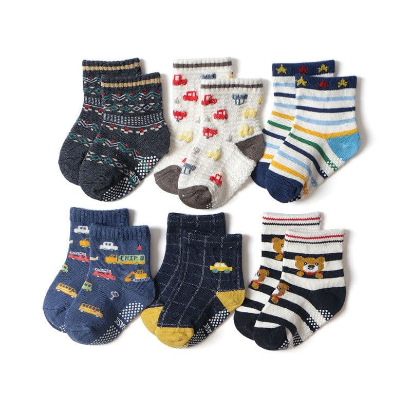 image-Children's Dispensing Non-slip Baby Floor Socks