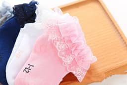 image-Lace Princess Girls Socks Spring Autumn Baby Socks