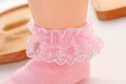 image-Lace Princess Girls Socks Spring Autumn Baby Socks