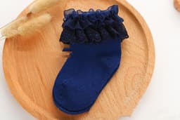 image-Lace Princess Girls Socks Spring Autumn Baby Socks