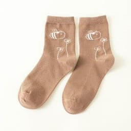 image-Women's Thick Socks Cartoon Cute Ladies Cotton Socks