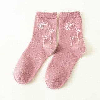 image-Women's Thick Socks Cartoon Cute Ladies Cotton Socks