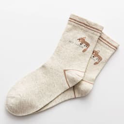 image-Women's Thick Socks Cartoon Cute Ladies Cotton Socks
