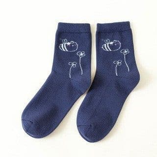image-Women's Thick Socks Cartoon Cute Ladies Cotton Socks