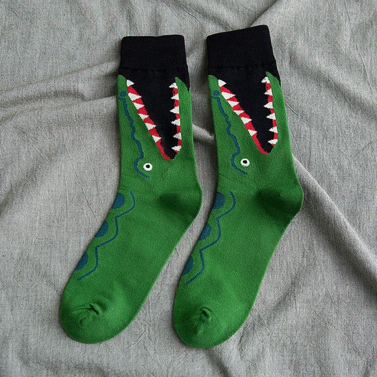 image-Socks Female Cartoon Animal Lady's Tube Socks