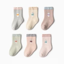 image-Baby Thickened Fleece Warm Loose Towel Socks