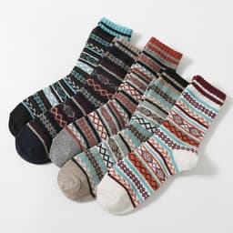 image-Retro Ethnic Style Mid-tube Cotton Socks