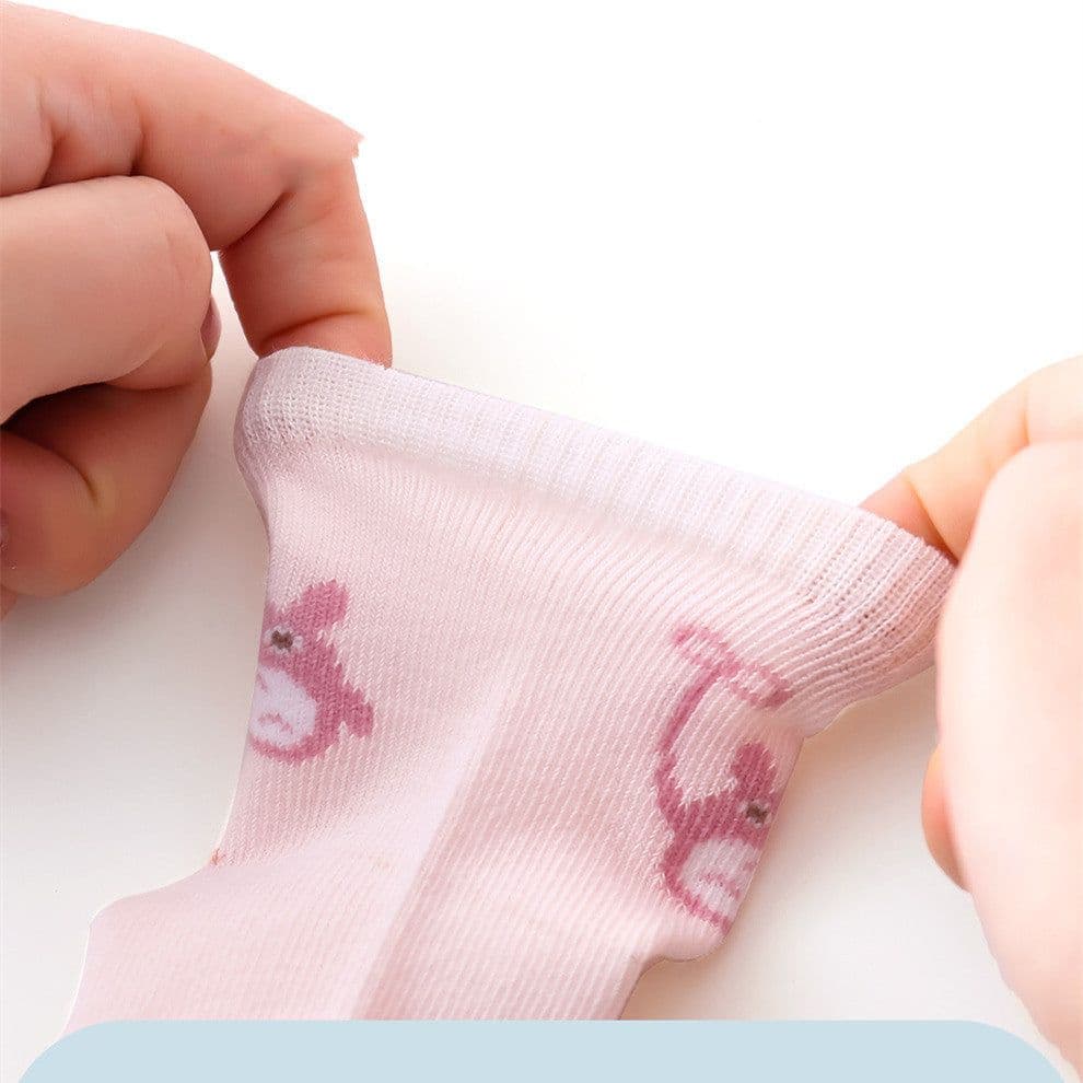 image-Cartoon Short Tube Baby Socks Boneless Newborn Socks