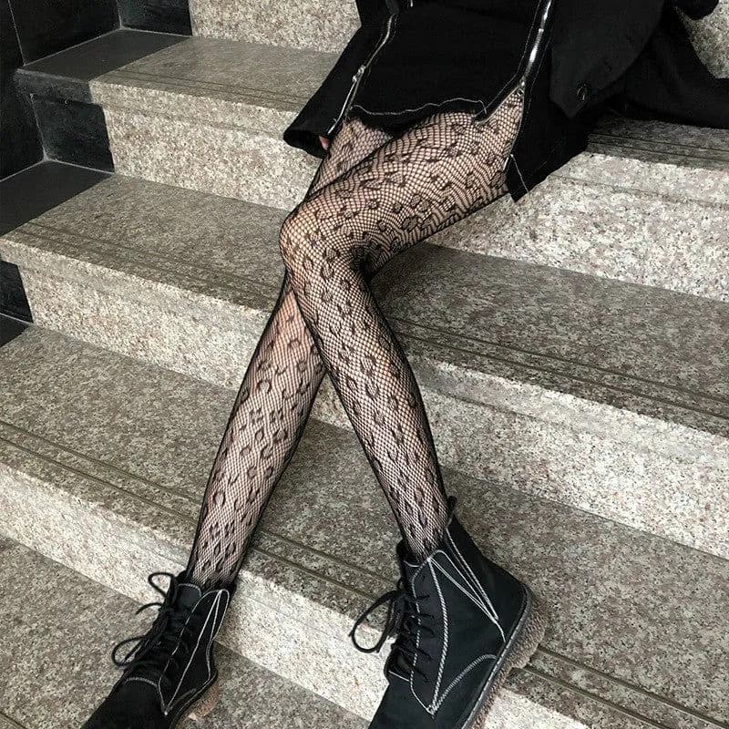 image-Lace White Stockings Pantyhose Women's Japanese Rose Long Tube