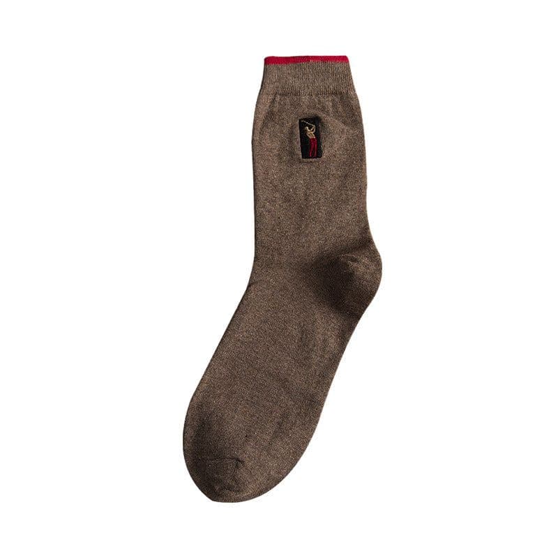 image-Men's Deodorant Sweat-absorbing Formal Stockings