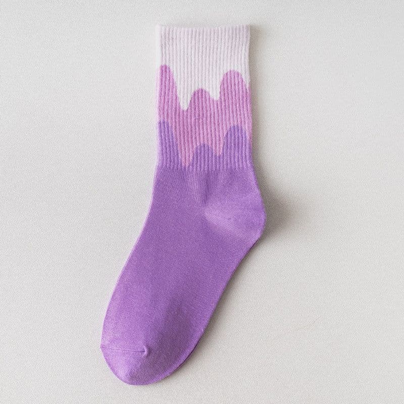 image-Women's Socks Ice Cream Cream Tube Socks Japanese Style