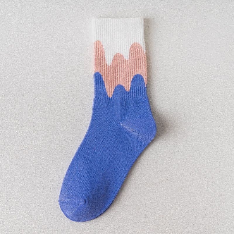 image-Women's Socks Ice Cream Cream Tube Socks Japanese Style