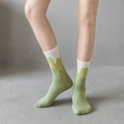 image-Women's Socks Ice Cream Cream Tube Socks Japanese Style