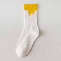 image-Women's Socks Ice Cream Cream Tube Socks Japanese Style