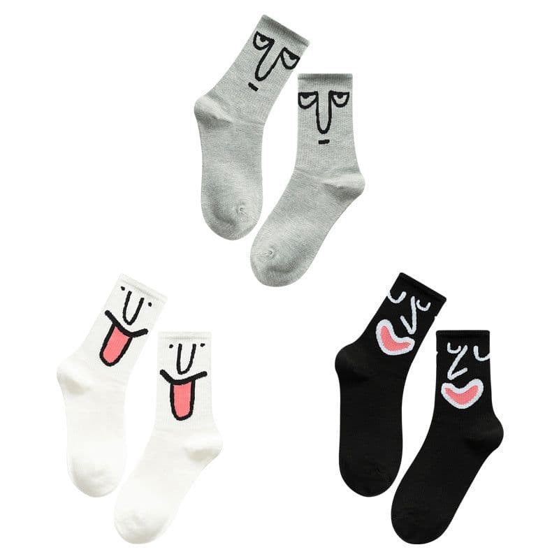 image-Female Soft Girl In Stockings Cute Long Tube Trendy Street