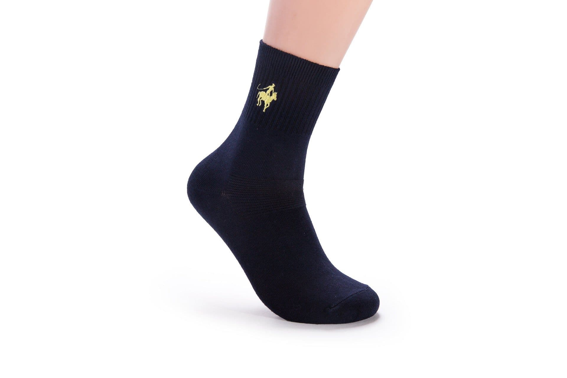 image-Men's Fashion Business Brief Cotton Socks