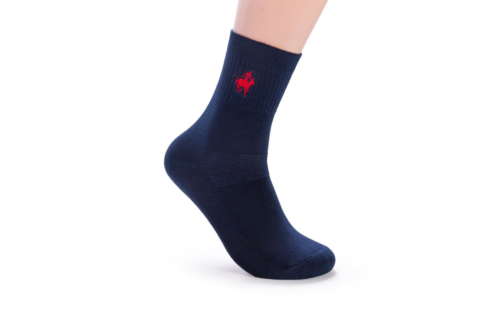 image-Men's Fashion Business Brief Cotton Socks
