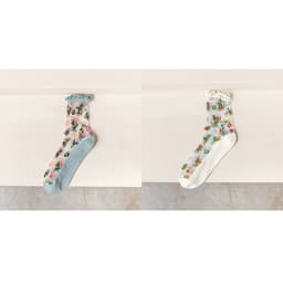 image-Women's Fashion Personality Crystal Glass Stockings