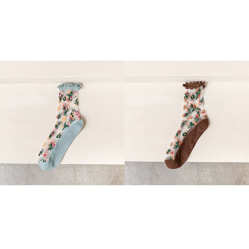 image-Women's Fashion Personality Crystal Glass Stockings