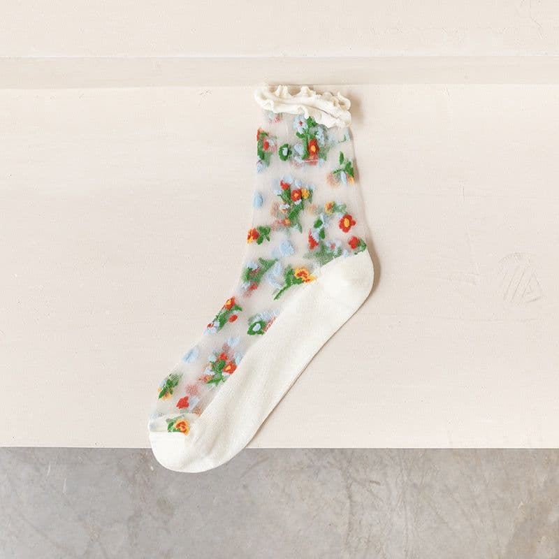 image-Women's Fashion Personality Crystal Glass Stockings