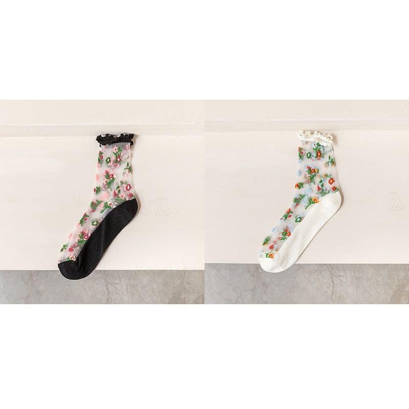 image-Women's Fashion Personality Crystal Glass Stockings