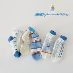 image-Cotton Bubble Mouth Lace Girls Socks