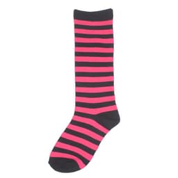 image-Japanese Women's Mid Tube Socks Pinstripe Knee Socks