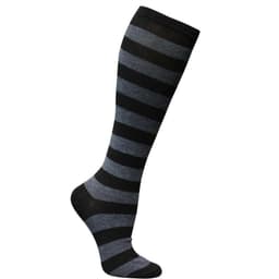 image-Japanese Women's Mid Tube Socks Pinstripe Knee Socks