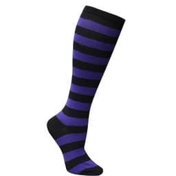 image-Japanese Women's Mid Tube Socks Pinstripe Knee Socks