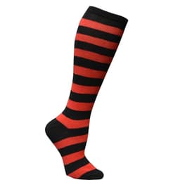 image-Japanese Women's Mid Tube Socks Pinstripe Knee Socks
