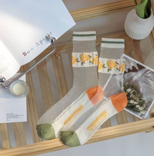 image-Summer Thin Cute Japanese Broken Glass Silk Stockings