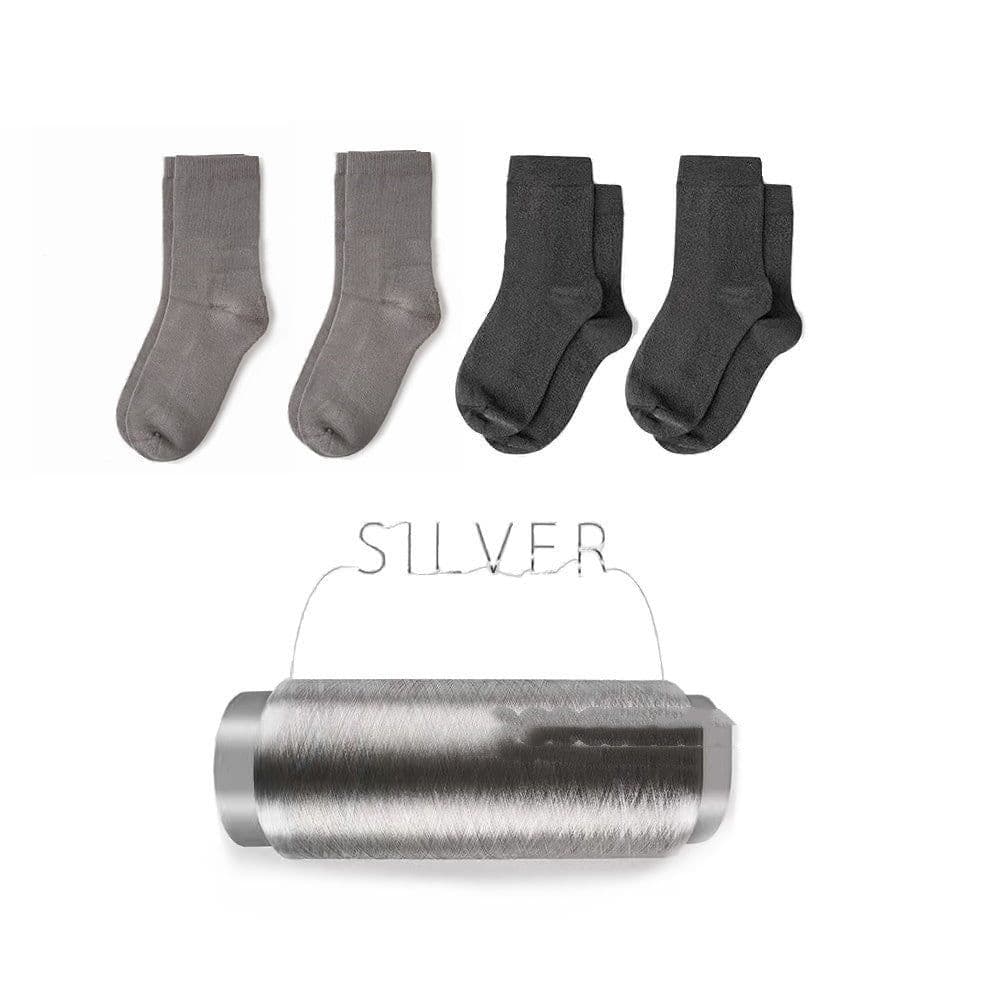 image-Deodorant Antibacterial Business Sports Silver Fiber Socks
