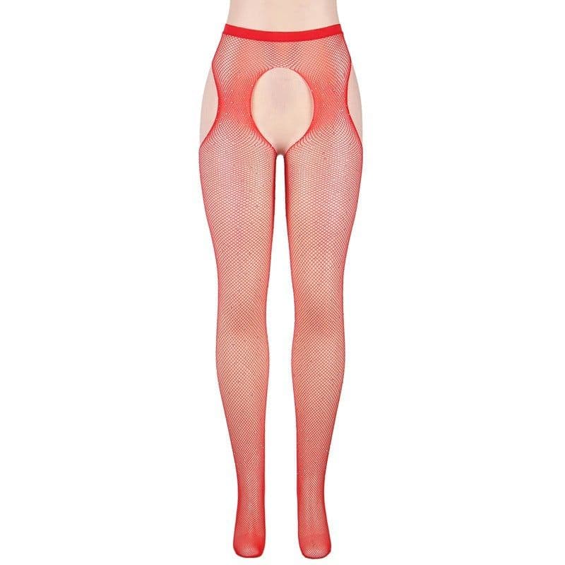 image-European And American Women's Rhinestone Hollow Pantyhose