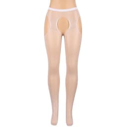 image-European And American Women's Rhinestone Hollow Pantyhose