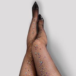 image-New Encrypted Color High Elastic Pantyhose Fishnet Tights